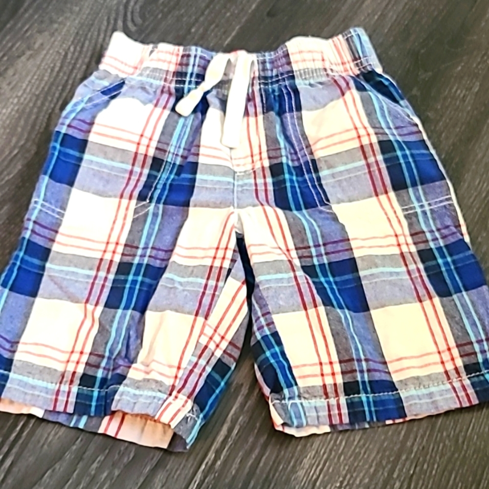 Jumping beans Size 5/6 boys red white and blue shorts.